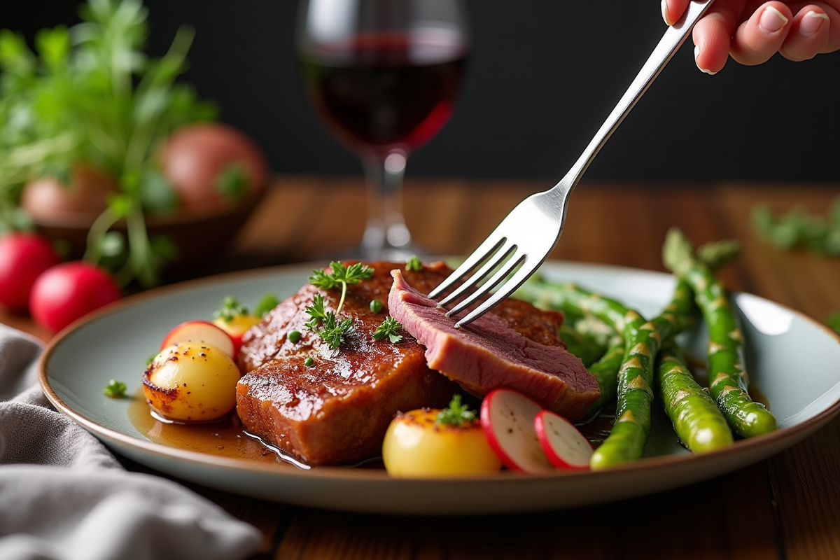 canard légumes